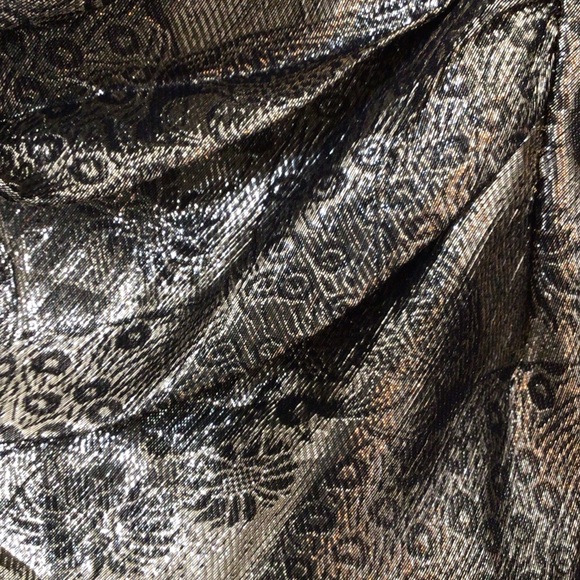 Luxe Metallic Gold & Black Camisole 1990’s Top M - Picture 5 of 15